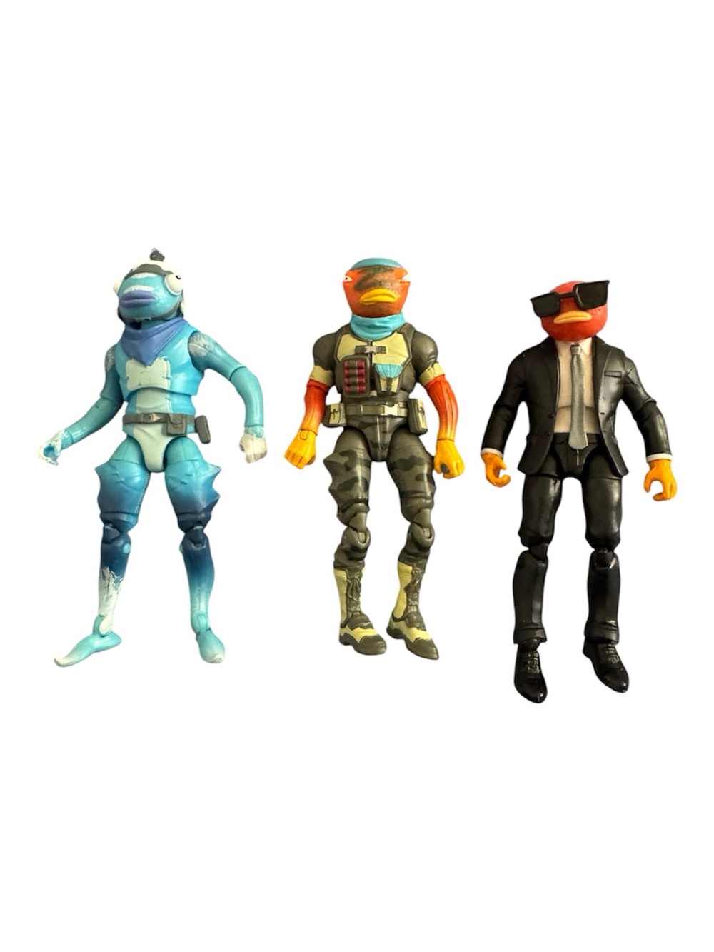Fortnite 3 4” Fish Faced Action Figures By Jazwares